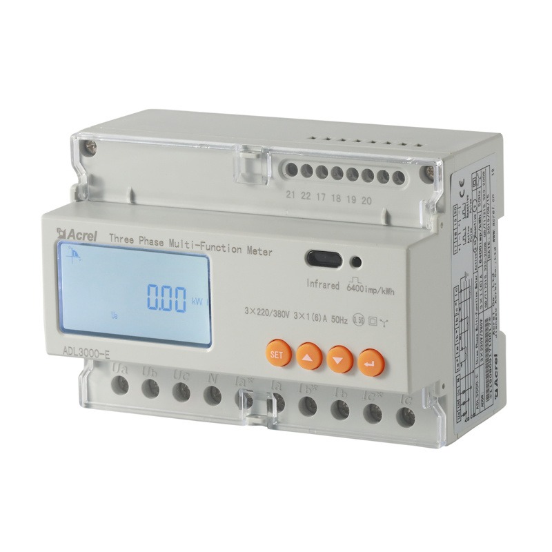 安科瑞UL认证电表ADL3000-E-B/KC双向计量多功能电表厂家三相智能电表