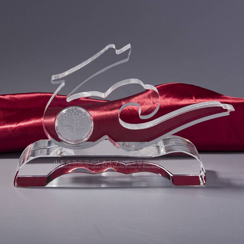 水晶创意造型纪念品 周年主题会议礼品 表彰荣誉奖牌