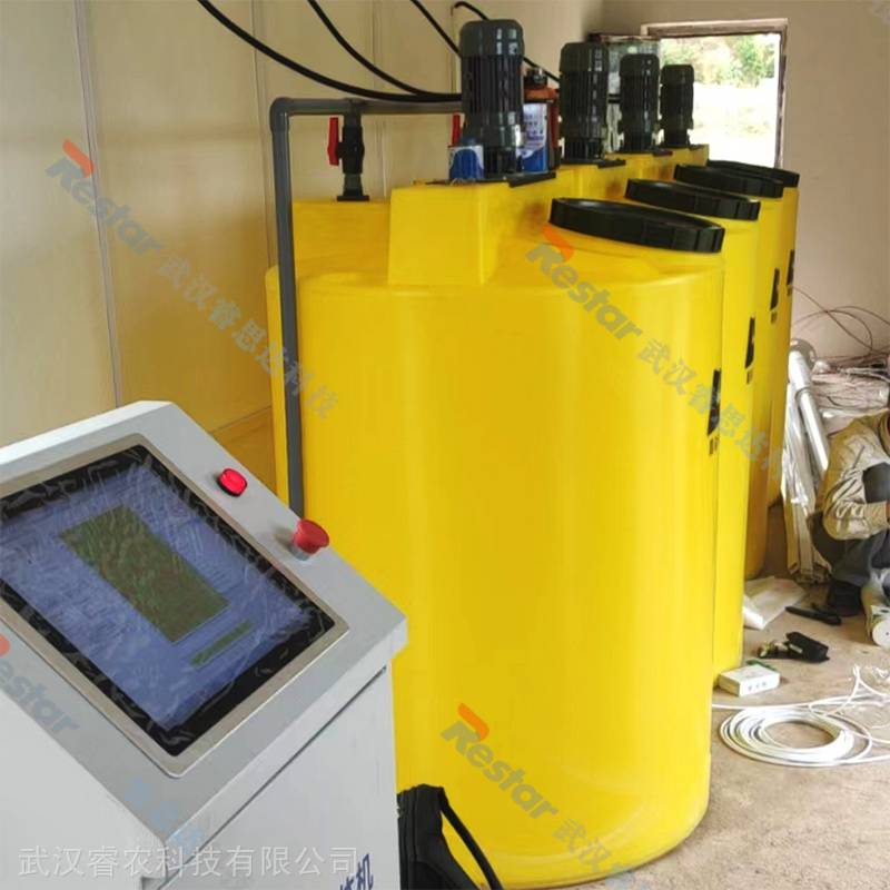 睿农科技全自动10寸三通道水肥一体机智能灌溉首部系统滴灌设备