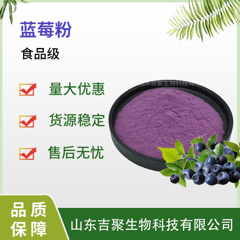 食品级蓝莓粉蓝莓提取物 果汁粉固体饮料添加 蛋糕烘焙原料吉聚图片