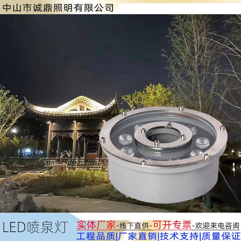 led喷泉灯涌泉灯CD-PQD06七彩水池景观灯泳池灯