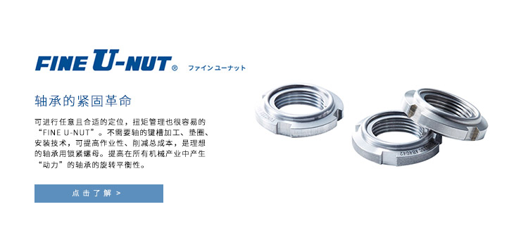 Fuji/富士 日本原装进口 轴承专用防松圆螺母低碳钢材质FUN11SS示例图2