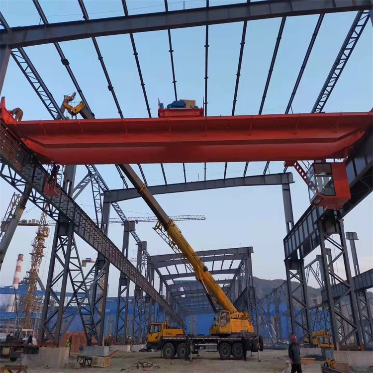 LH10吨葫芦式双梁起重机32吨QD双梁行车 宸隆生产20米双梁桥式起重机16吨行吊