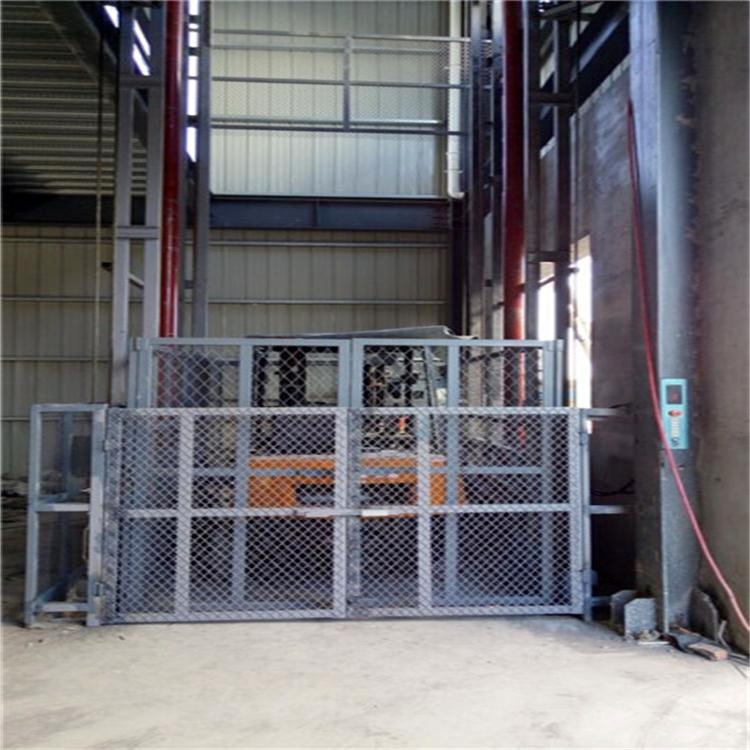 工业园升降货梯 货物升降设备定制 启运机械升降货梯达州市