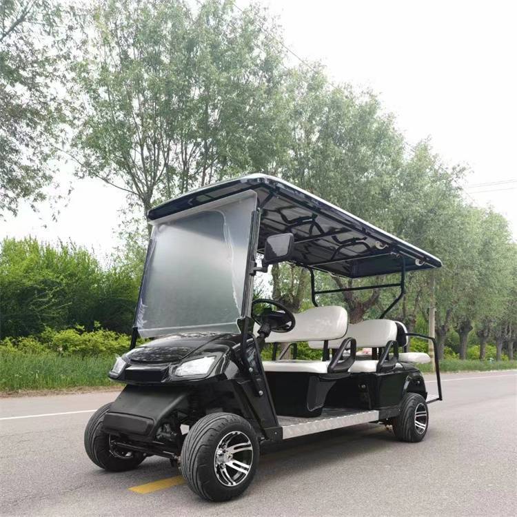 户外新能源四轮巡逻车 场地游艺设备电动高尔夫球车 支持定做