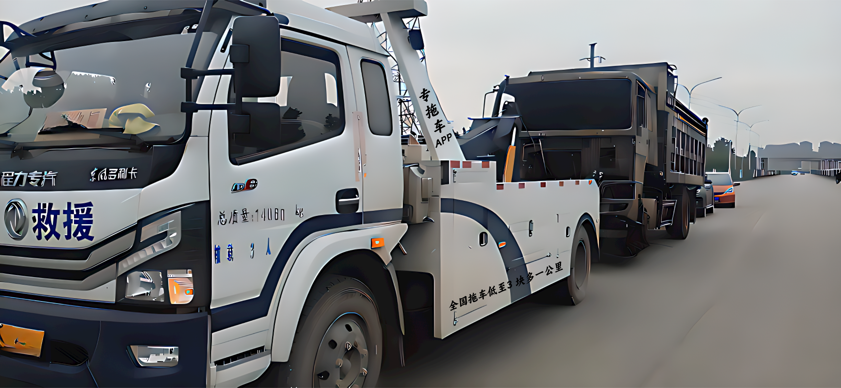 广州附近拖车，24小时拖车救援软件平台，专拖车APP