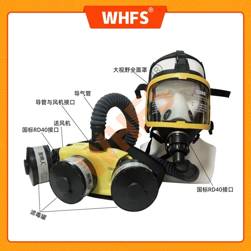 用芯 YX0104D 动力送风式呼吸器 防毒面具 送风呼吸器  动力呼吸器 动力送风呼吸器
