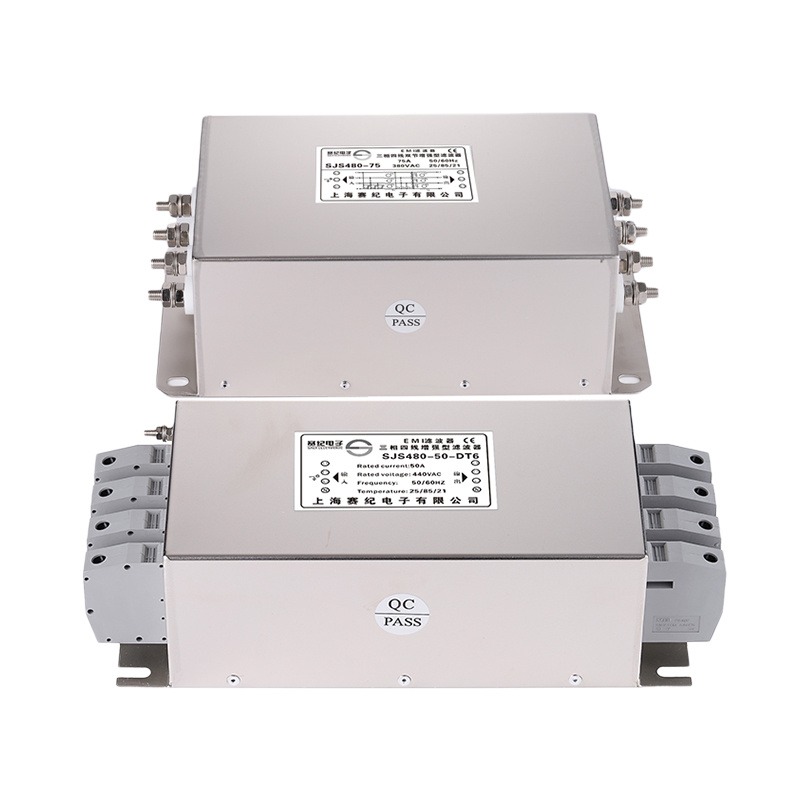 赛纪SJS480电源滤波器三相四线双级EMI电源净化器