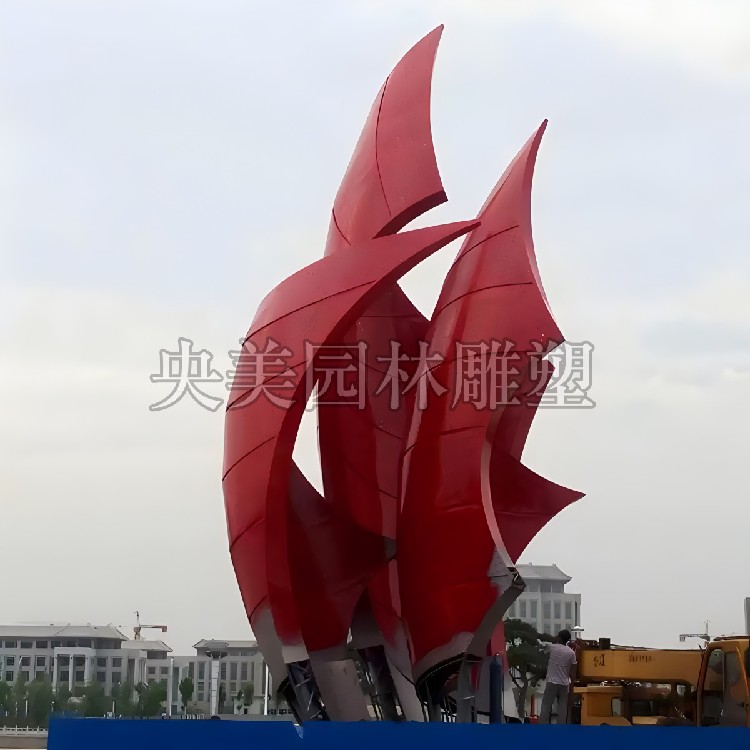 帆船雕塑的象征意义,不锈钢帆船雕塑