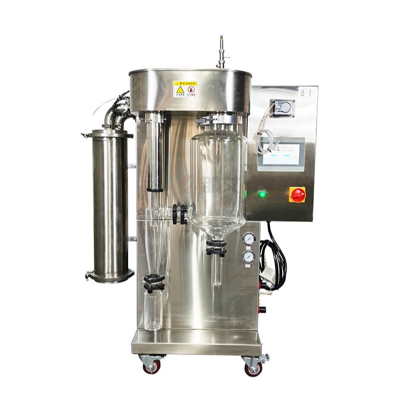 实验室喷雾干燥机,对所有溶液如乳浊液、悬浮液具有广谱适用性, 适用于对热敏感性物的干燥如生物制品