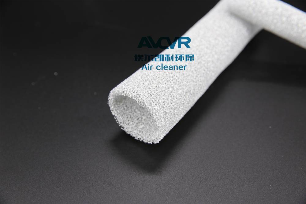 分解有害气体 空调光触媒滤网 筒式海绵网AOP高级氧化法二氧化钛纤维过滤材料