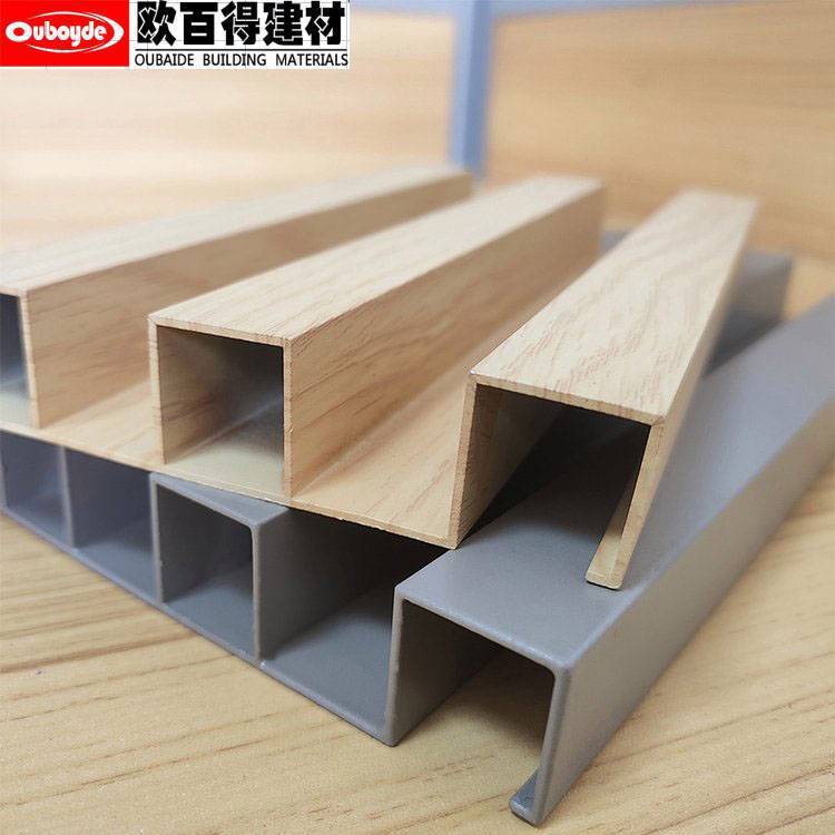 6063铝合金凹凸板 木纹铝长城板型材挤压厂家