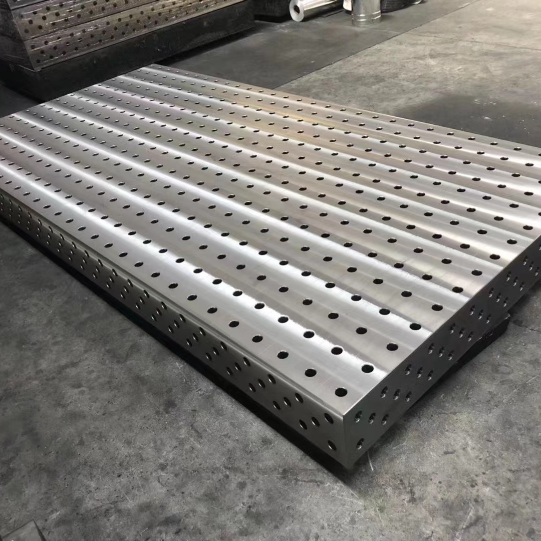 铸铁多孔平板 三维柔性平台 机器人焊接组合夹具多孔系定位工装