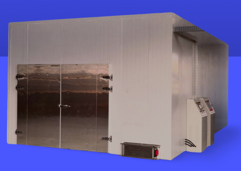 TDS-7型通道式烘房石膏板烘干加热房工业件加热烘干