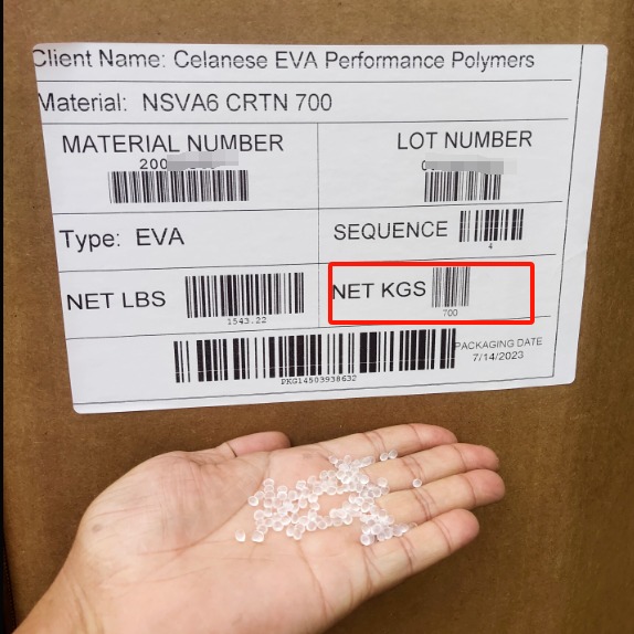 进口箱装副牌 28400 高融脂VA含量 热熔胶 木工封板胶转用EVA
