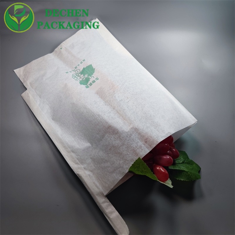 葡萄果穗套袋 阳光玫瑰露天种植套袋 葡萄防水白色蜡纸果袋