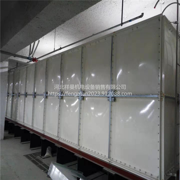 天津供应玻璃钢消防水箱供水水箱SMC