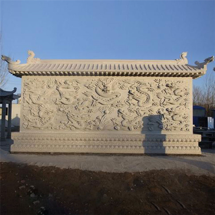 中式壁画寺庙仿古石雕壁画支持定做