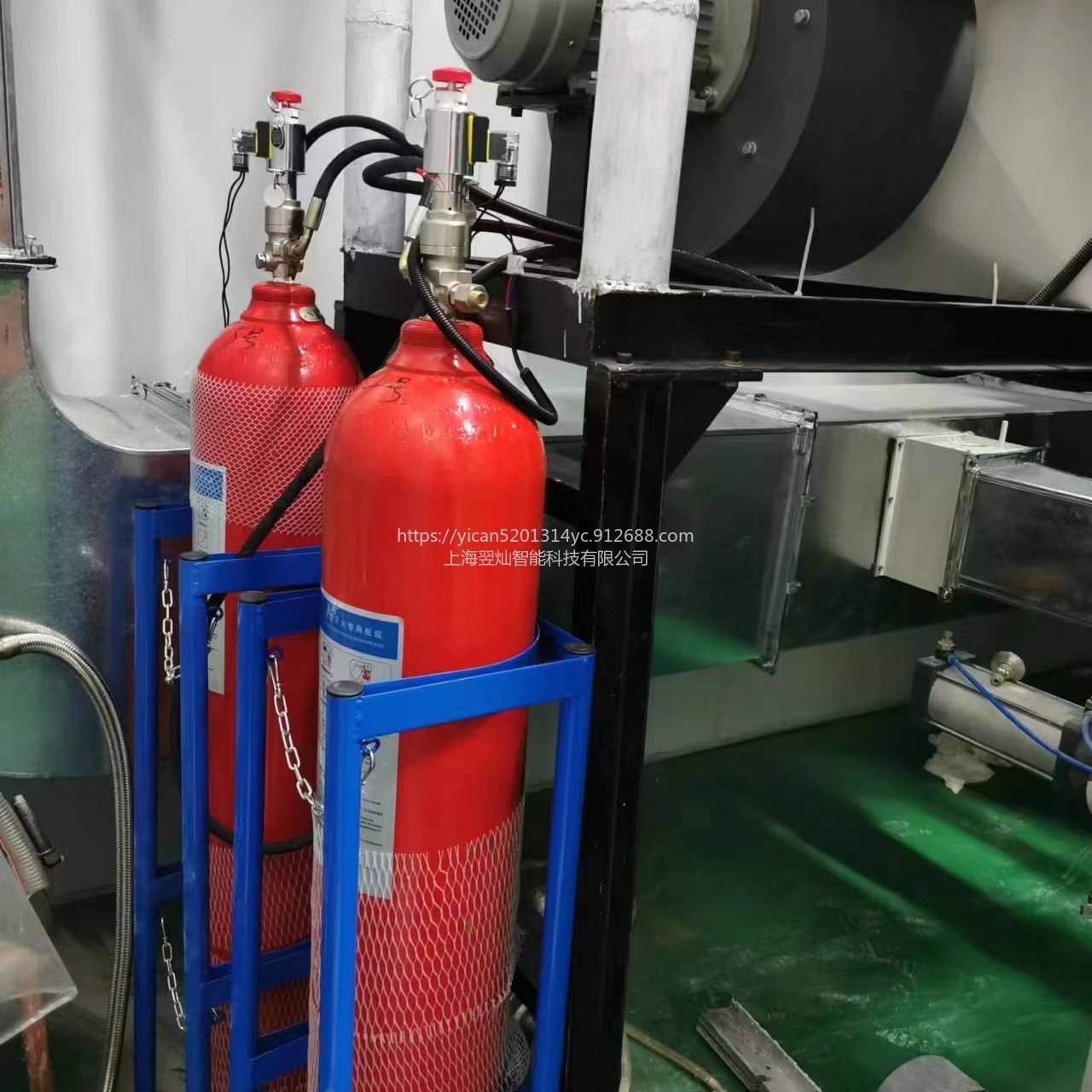 喷漆间高压er氧化碳灭火系统，涂布机气体灭火装置