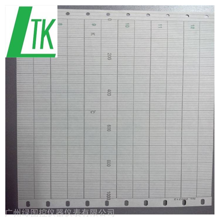 YOKOGAWA温度记录仪437106用打印折叠记录纸200E-1028