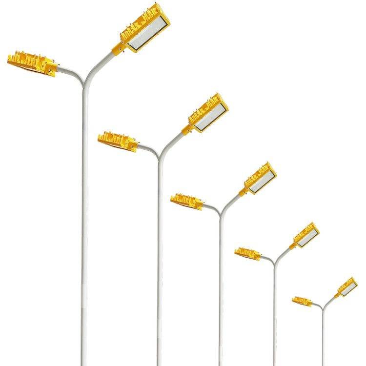 LED防爆路灯 灯杆灯具整套式道路照明 150w防水防尘隔爆型马路灯
