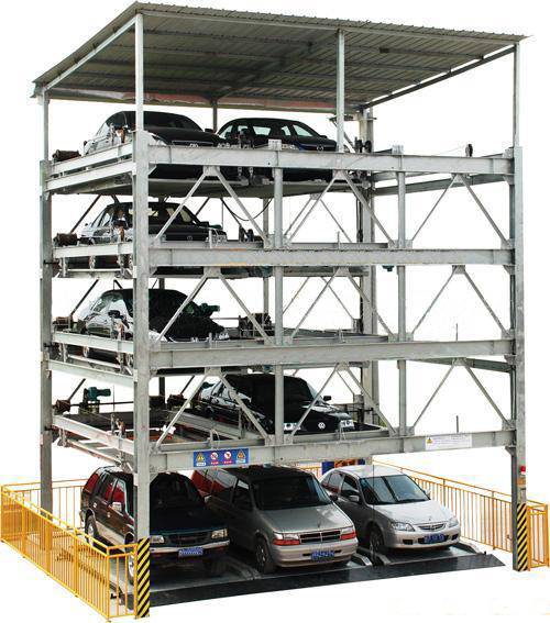 出租三层立体停车库 钢结构车库销售 多层设备安装定制