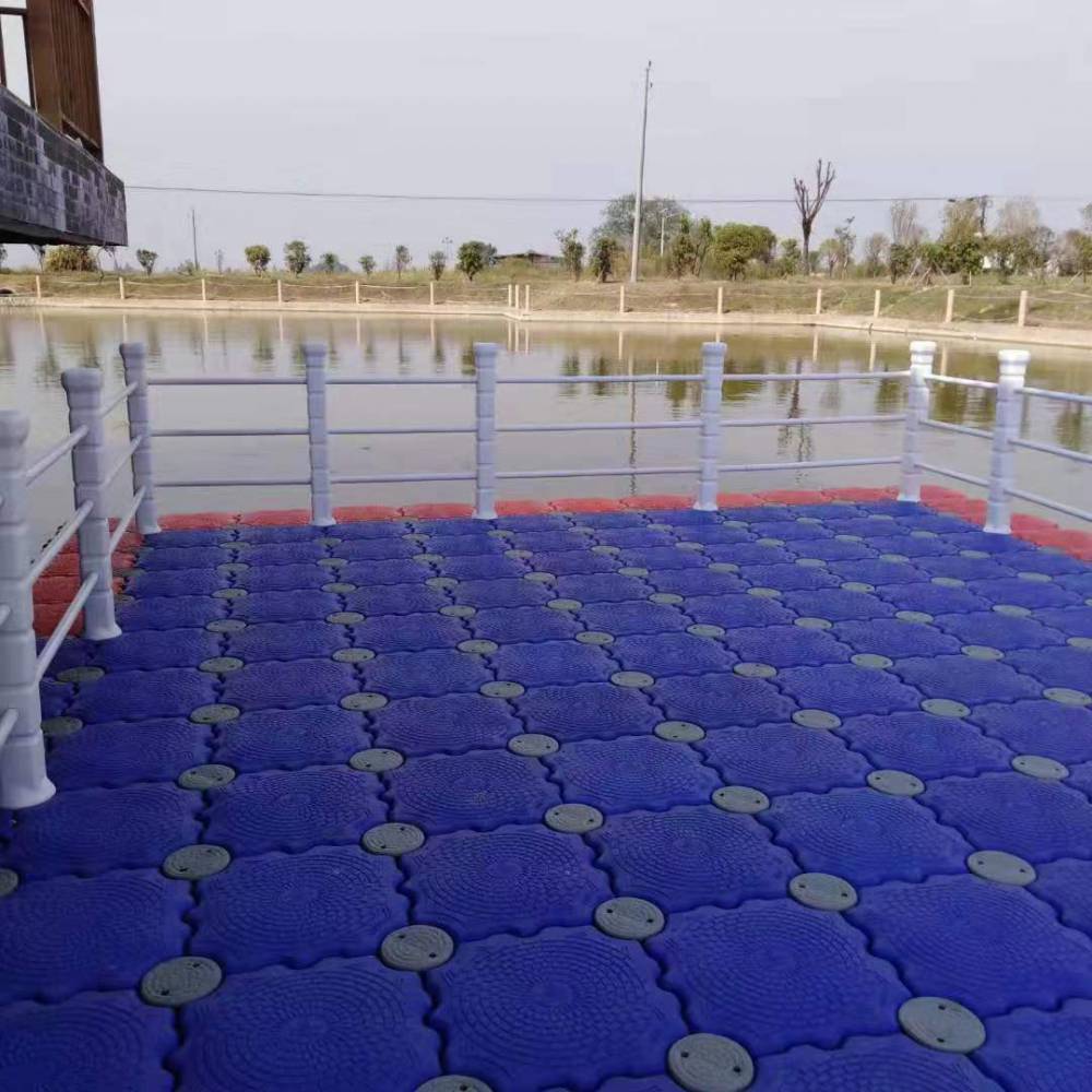 宁波环海 PE材质游艇码头 垂钓活动水上浮桥 定制养殖浮筒 塑料浮箱水上平台 工厂货源